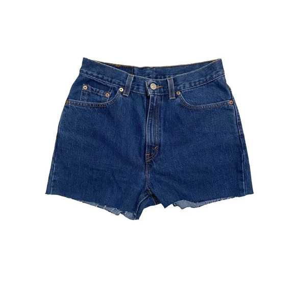 Levi’s Vintage High Rise Cut Off Jean Shorts-sz 10 - Picture 1 of 8